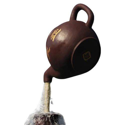 玻璃钢天壶流水雕塑工厂爆款现货树脂茶壶倒水景观摆件