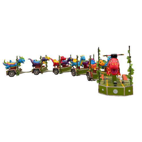 商场小火车恐龙观光电动摇摇车可坐人广场景区游乐园抖音同款火车