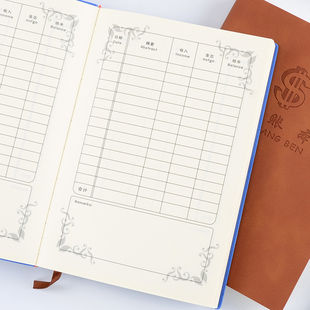 记账本家庭理财笔记本流水日常开销财务用简约懒人多功能账本现金日记帐本财务明细账收入支出店铺商用手账本