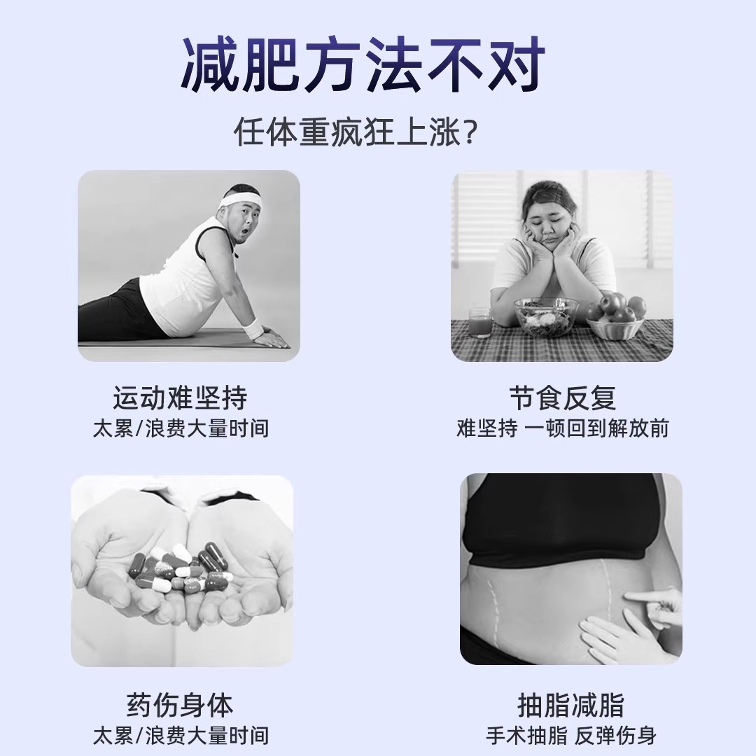 冰冰瘦医用穴位磁疗贴减肥瘦身燃脂贴大肚腩塑形腰腹脂肪赘肉3HT