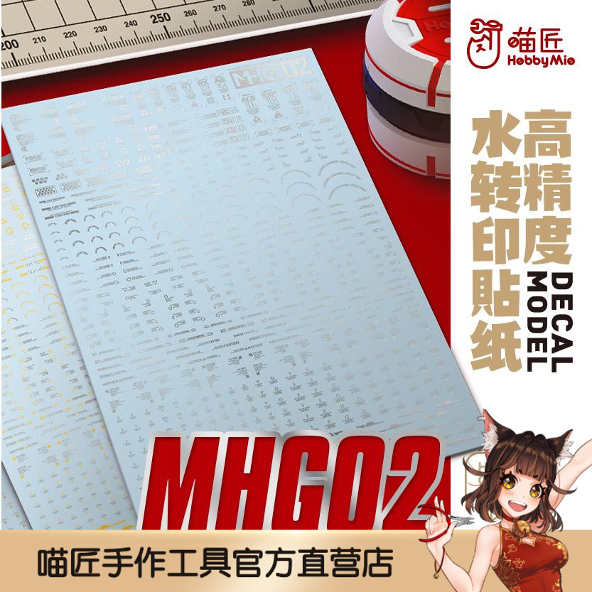 喵匠 HOBBY MIO MHG02 1/100 1/144通用款警告标识贴高精度水贴纸-封面