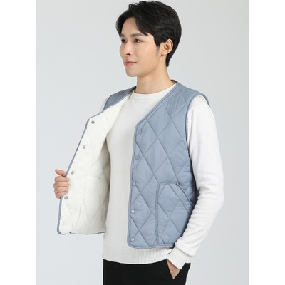 校服神器棉衣内胆男女初高中生青少年马甲羽绒棉服内穿打底修身冬