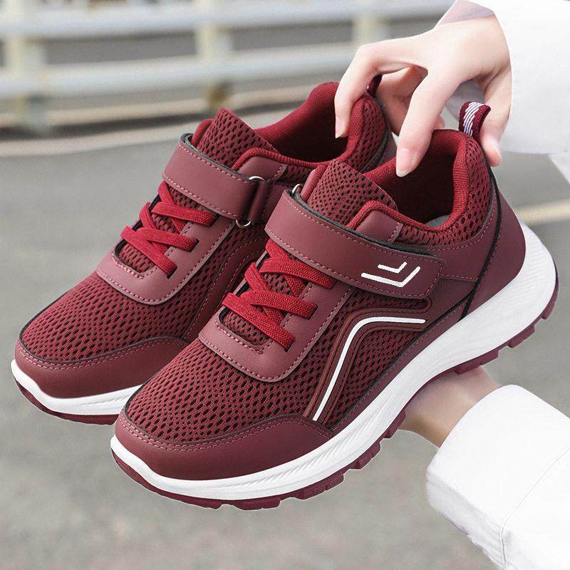 鞋子女鞋百搭秋季新款健步鞋休闲爸爸妈妈鞋软底中老年运动鞋子,女鞋,健步鞋,淘宝优惠券,粉丝福利购,淘宝优惠卷