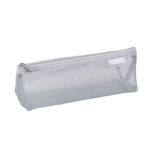 不要动我的笔袋小学生透明网纱笔袋考试专用三角立体大容量网格可爱ins风铅笔袋高级感学生用中学生文具袋