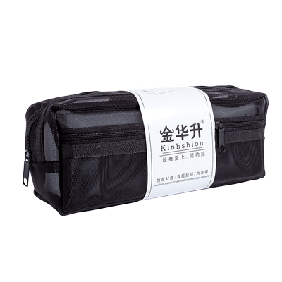 大容量双层网纱笔袋男女生铅笔盒