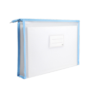 立体防水拉链文件袋初中生高中生科目分类课本袋a4加宽大容量加宽办公资料袋档案袋小学生试卷袋防冻EVA材质