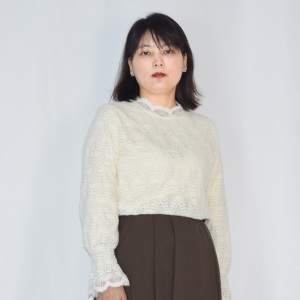 自拍 200斤胖MM加绒加厚蕾丝半高领打底衫加肥加大码女装内搭上衣