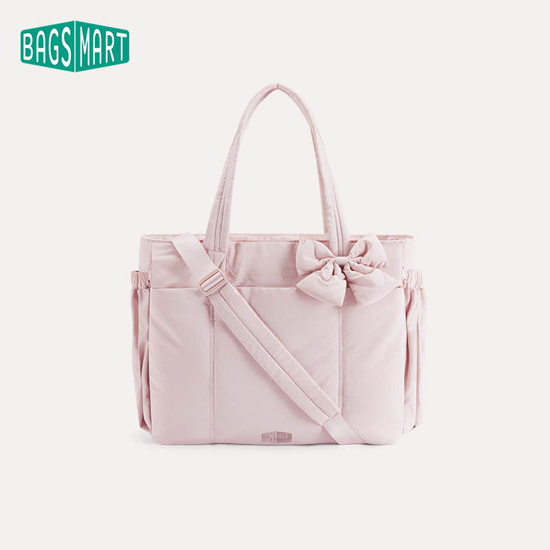 bagsmart旅行包单肩斜挎手提健身大容量轻便短途通勤行李袋收纳包