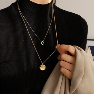 简约不规则毛衣链秋冬新款颈链百搭个性长款饰品女高级感项链配饰