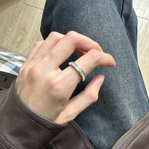 【浪漫至上】满天星戒指女钛钢不