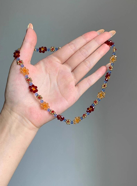 「灿若繁花」复古森系彩色花朵