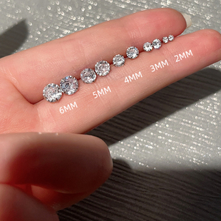 S999银饰耳钉女2025新款爆款高级感耳骨钉耳环睡觉免摘养耳洞耳饰