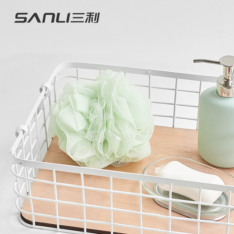 三利沐浴球浴花洗澡泡澡球可爱少女搓背搓澡巾柔软大号成人澡花男