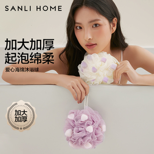浴花搓澡球女可爱起泡大号儿童 三利沐浴球高档不散超柔软2025新款