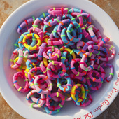 儿童橡皮筋发圈宝宝头绳高弹力不伤发幼儿女孩小号扎头竹节毛巾圈