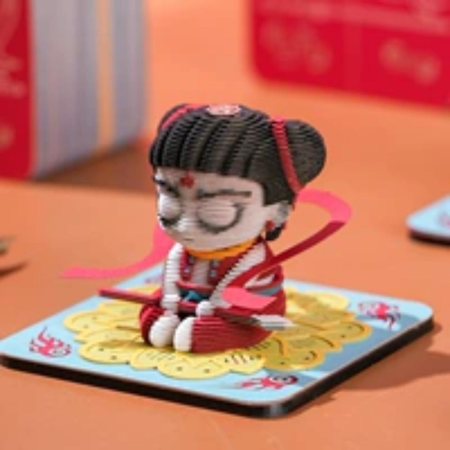 3D立体纸雕便签纸本创意艺术益智