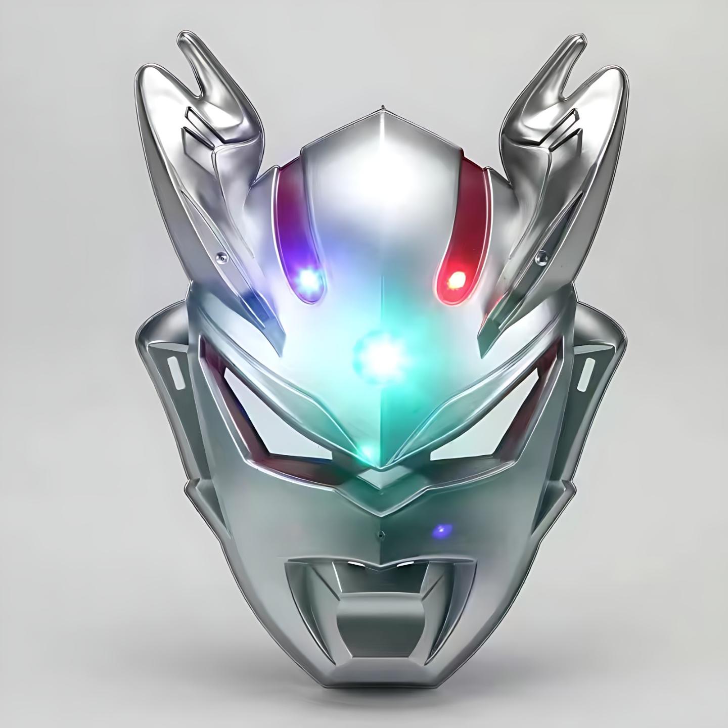 发光奥特曼面具万圣节必备diy发