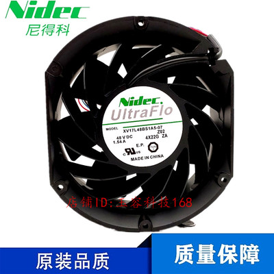 原装日本NIDEC XV17L48BS1A5-07 48V 1.54A 17CM暴力散热风扇设备