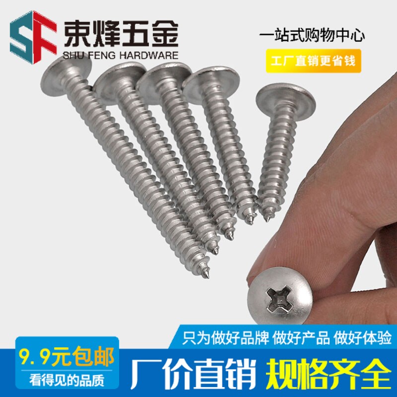 316大扁头不锈钢自攻防锈