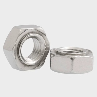 304/316不锈钢DIN929六角焊接螺母点焊压焊有/无焊点螺帽 M3-M16