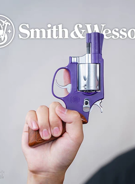 模立方M36史密斯.38法警小左轮双联动连发转轮解压科教模型枪收藏