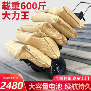 丹純電動(dòng)爬樓機(jī)搬運(yùn)車平板手推車上下樓梯載重王神器搬家建材爬樓