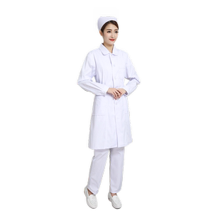 护士服短袖长袖女圆领三件套装