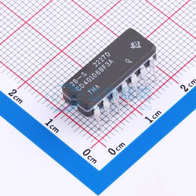 CD40106BF3A CDIP-14 缓冲器/驱动器/收发器 TI全新正品原装 电子