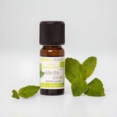 有机欧薄荷胡椒薄荷单方精油10ml醒脑香薰调香 法国aroma zone