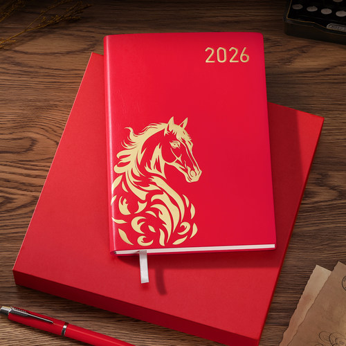 2026年新款马年笔记本可刻字