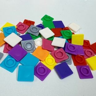 拼接积木贴画面板仅适配店内tpe方块DIY材料配件方块国产配件