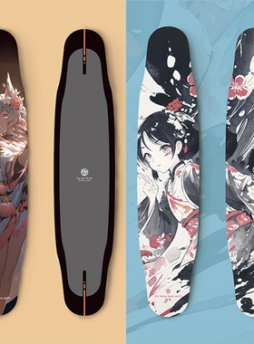 战翼长板EVO圣兔雨墨舞板女滑板killer初学者进阶小栗子kit专业板