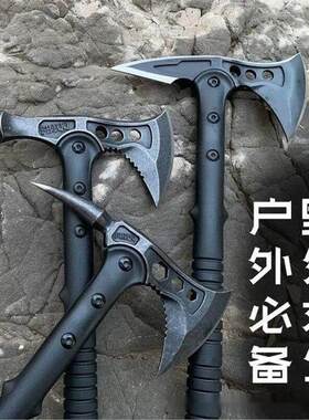 工兵斧砍骨刀砍树斧头刀防身特种兵多功能手斧头刀开刃野外生存