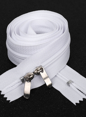 长款被套拉链加厚拉头3号白色被子床单拉锁1.5米被罩专用双头双向