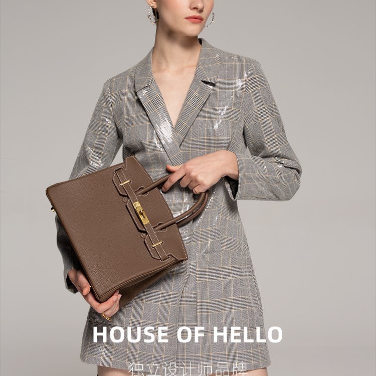 铂金包togo小牛皮手提女包