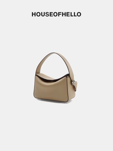 HOUSEOFHELLO牛皮mini枕头包