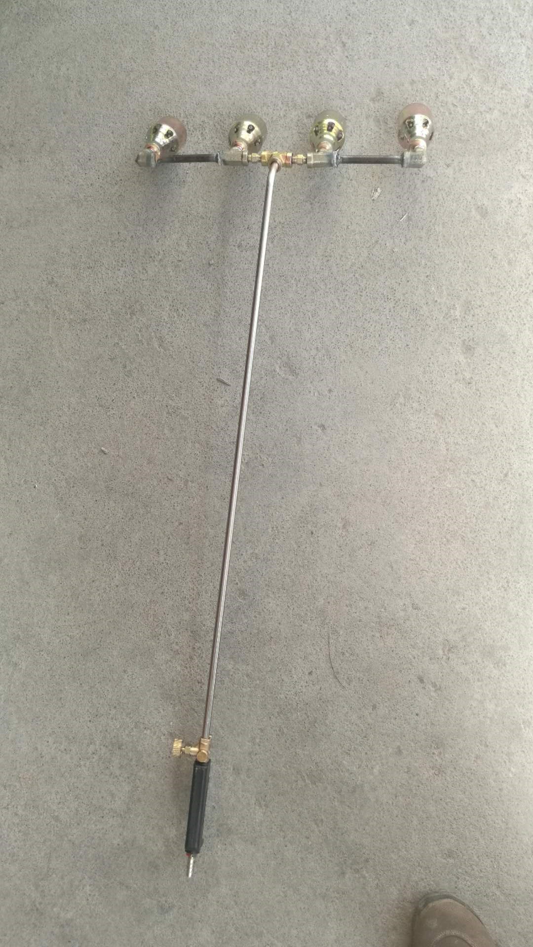 四头除草液化气喷火枪煤气火焰排列枪双开关大火力农牧场消毒喷枪