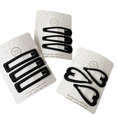 黑色发夹边夹！girlfriend