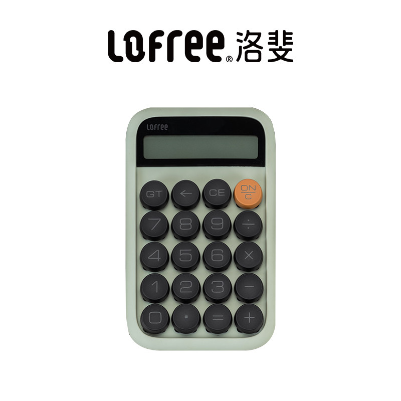 洛斐1970S糖豆复古计算器会计办公可爱女小型便携机械青轴礼物