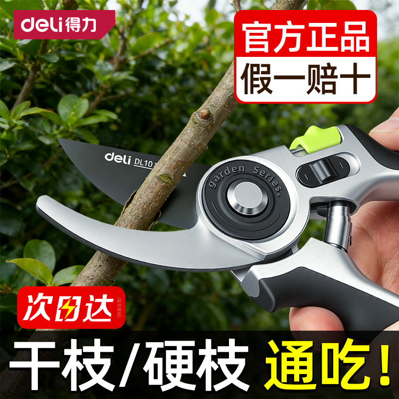 得力园艺剪刀修枝剪果树园林图片