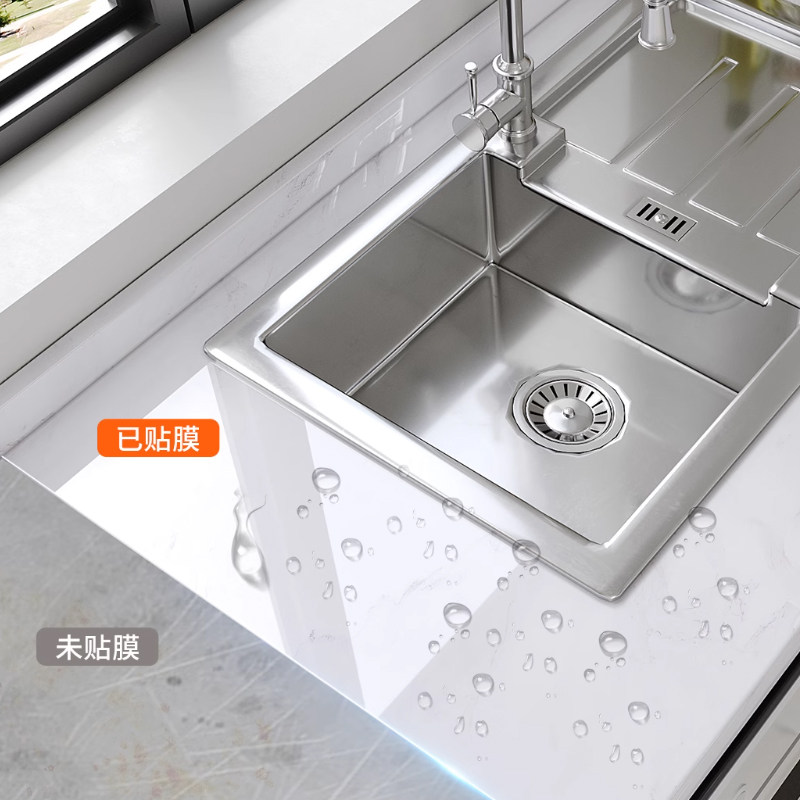 厨房台面贴膜大理石灶台防水防油耐高温易清理石英石橱柜专用加厚,家居饰品,玻璃膜/贴,淘宝优惠券,粉丝福利购,淘宝优惠卷