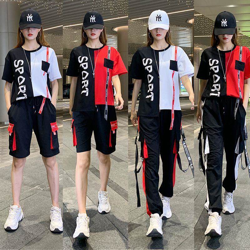杨丽萍鬼步舞广场舞新款服装 曳步舞套装 时尚表演演出跳舞衣服女