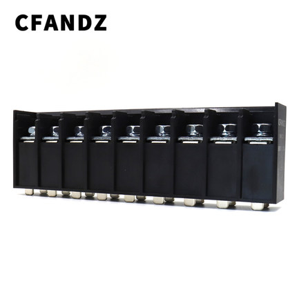 大电流变频器接线端子 大功率PCB电线连接器 120A/600V铜接线端子