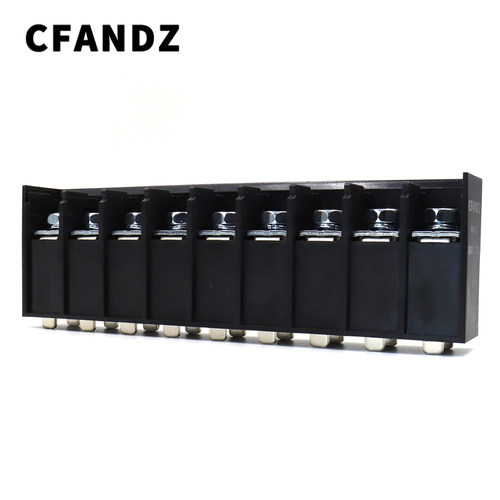 大电流变频器接线端子 大功率PCB电线连接器 120A/600V铜接线端子