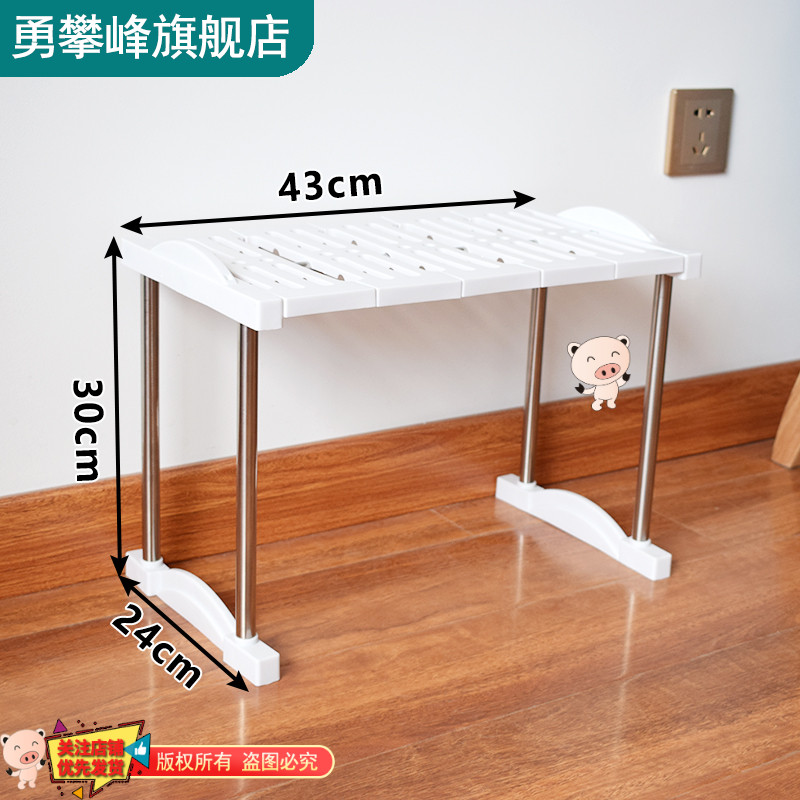 浴室橱柜隔层架卧室双层整理桌置物叠加柜子寝室单层台面储物厨房