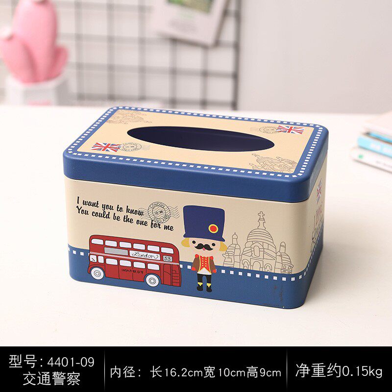 Hộp giấy rút để bàn hình tròn hộp giấy ăn phòng khách gia dụng hộp giấy cuộn hộp giấy rút đơn giản hiện đại