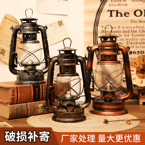 老式复古煤油灯户外手提式马灯