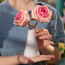茶几花玫瑰花 清仓浮力 绢布仿真花小清新化妆台装 饰