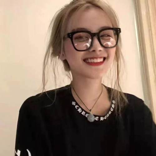 防蓝光辐射方形黑框眼镜男款潮痞