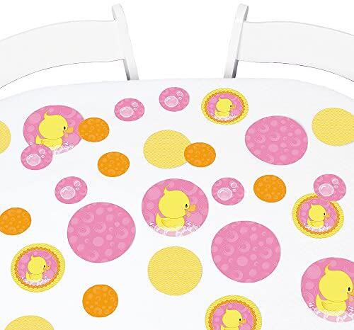big dot of happiness pink ducky duck - girl baby shower or b